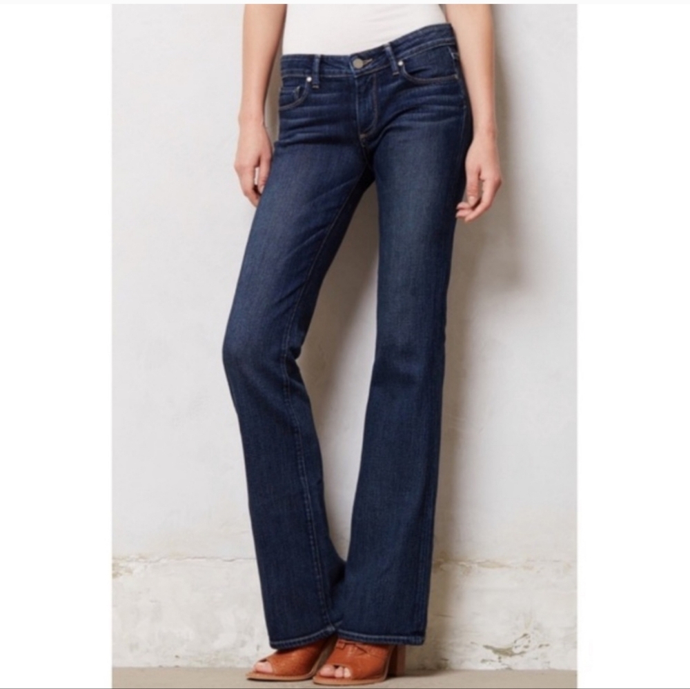 Paige Skyline Boot Blue Women's Jeans
